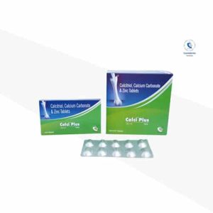 Calcitrol + calcium carbonate + zinc tablets
