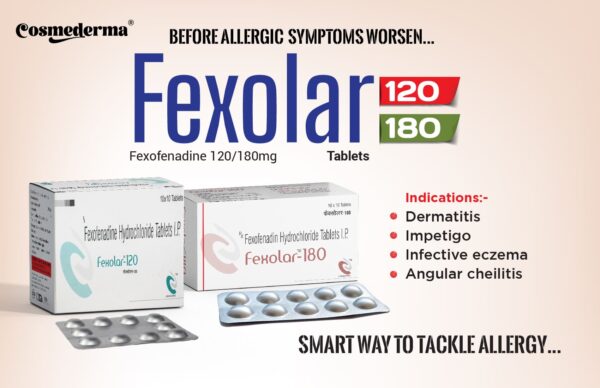 Fexofenadine 180mg Tablets