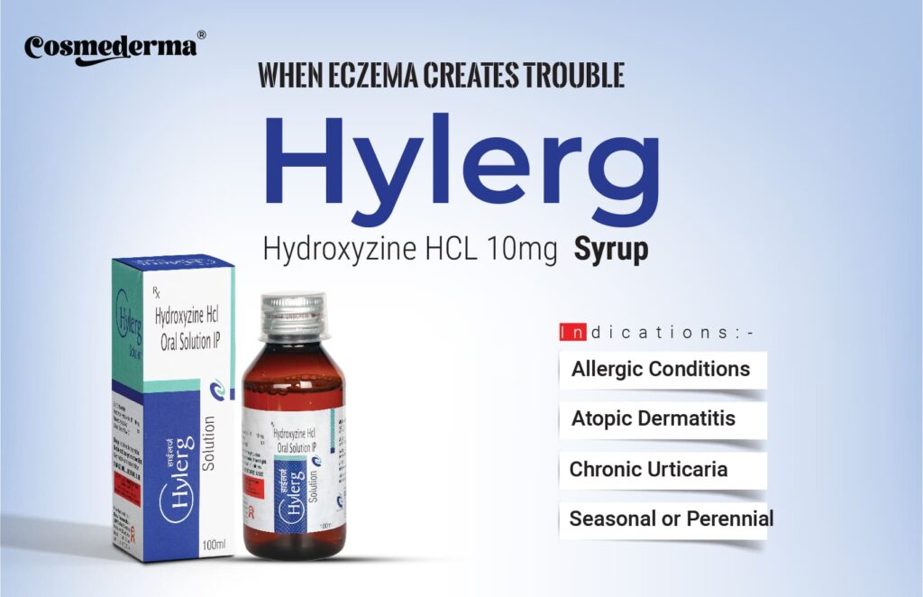 Hydroxyzine Hydrochloride 10mg Syrup