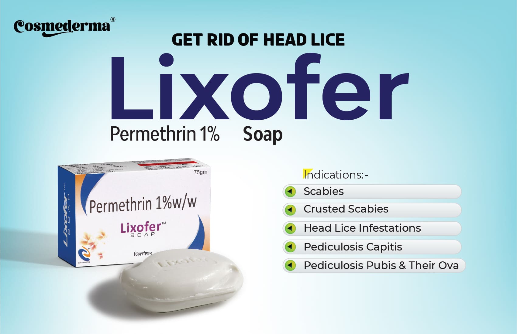 Permethrin + Glycerin + Neem Oil Soap