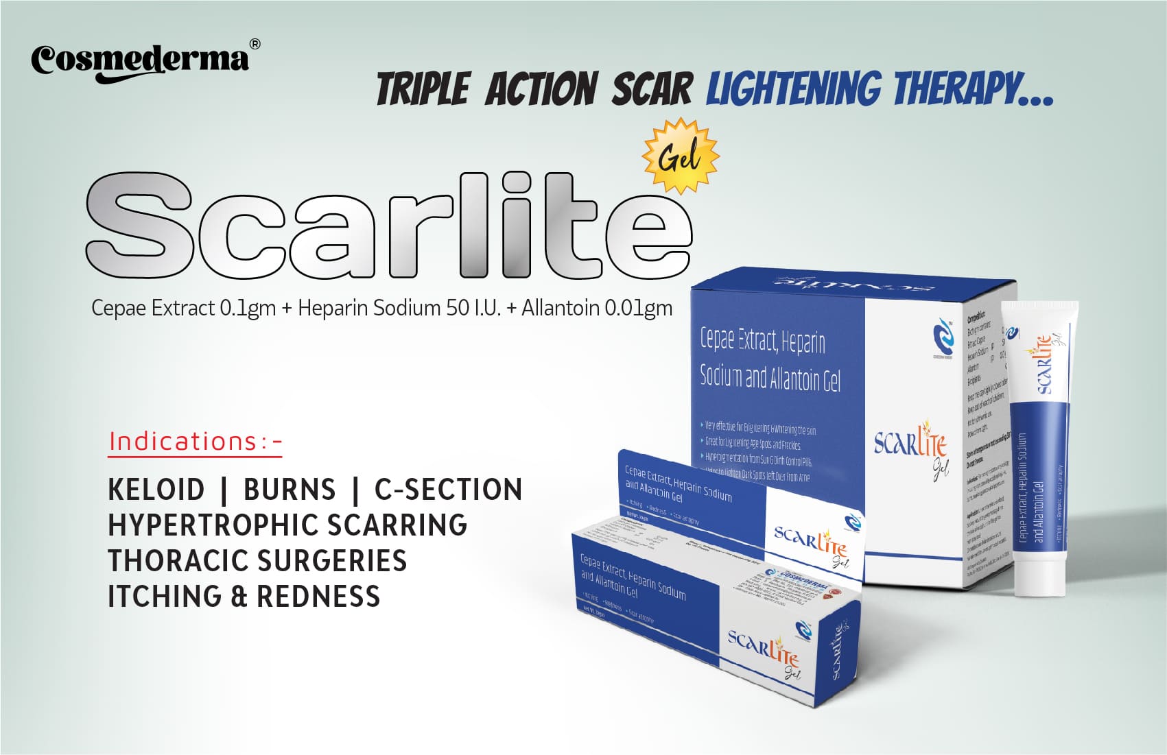 Cepae Extract Heparin Sodium Allantoin Gel