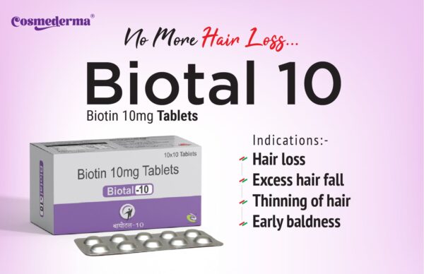 Biotin 10 mg Tablets