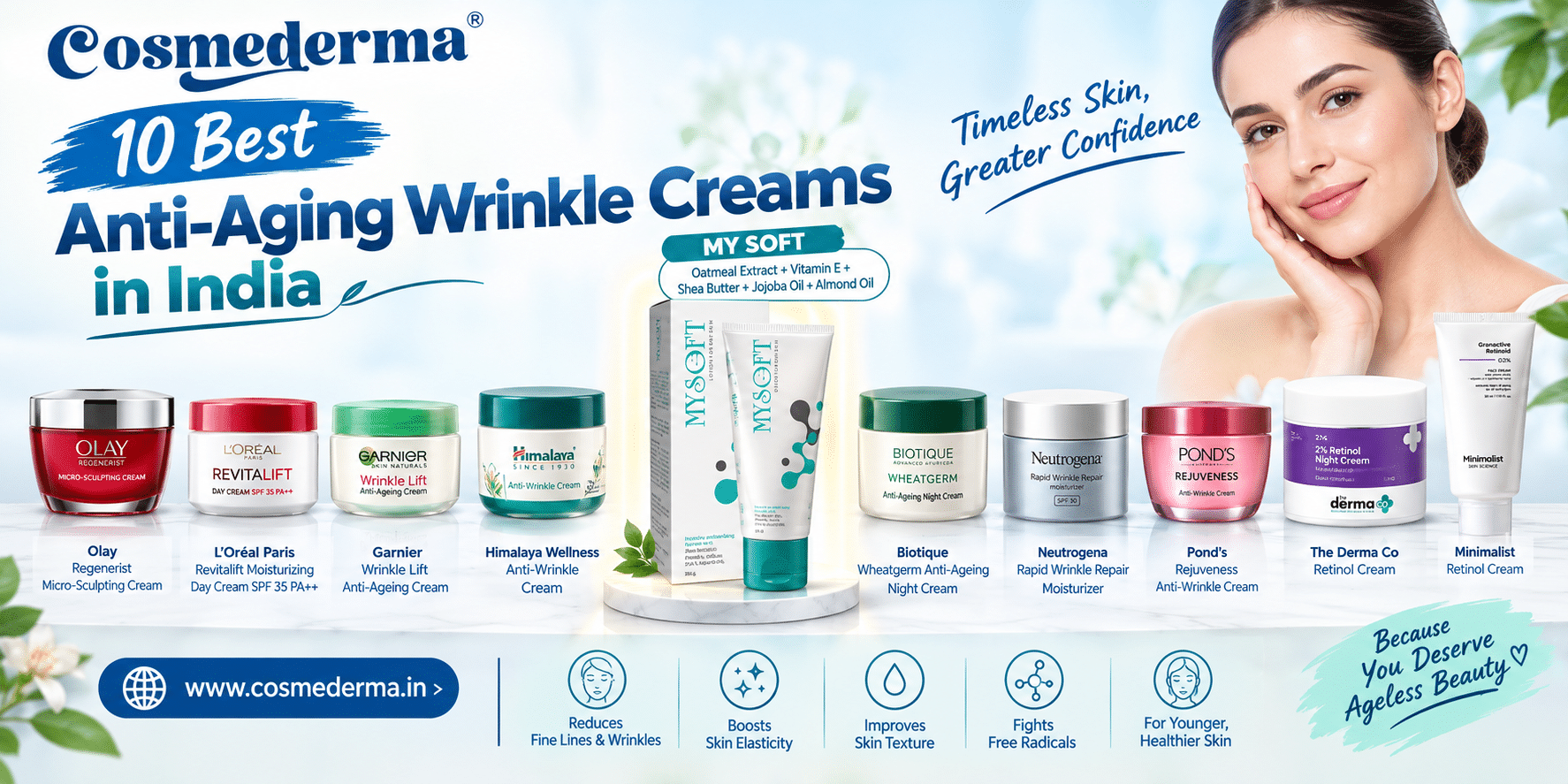 10 Best Anti-Aging Wrinkle Creams in India 10 Best Anti-Aging Wrinkle Creams in India