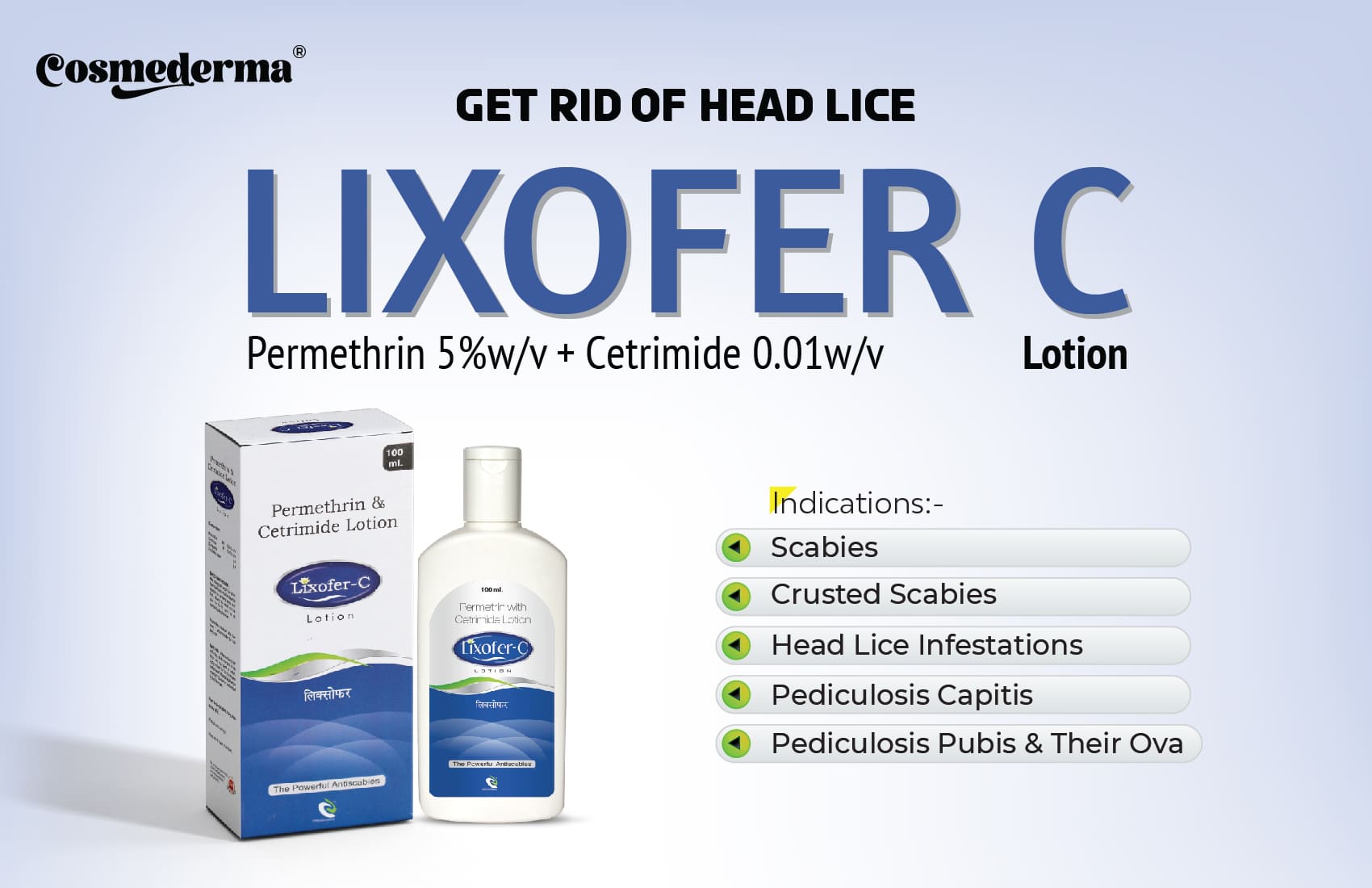 Lixofer C Top 10 Permethrin Cream in India