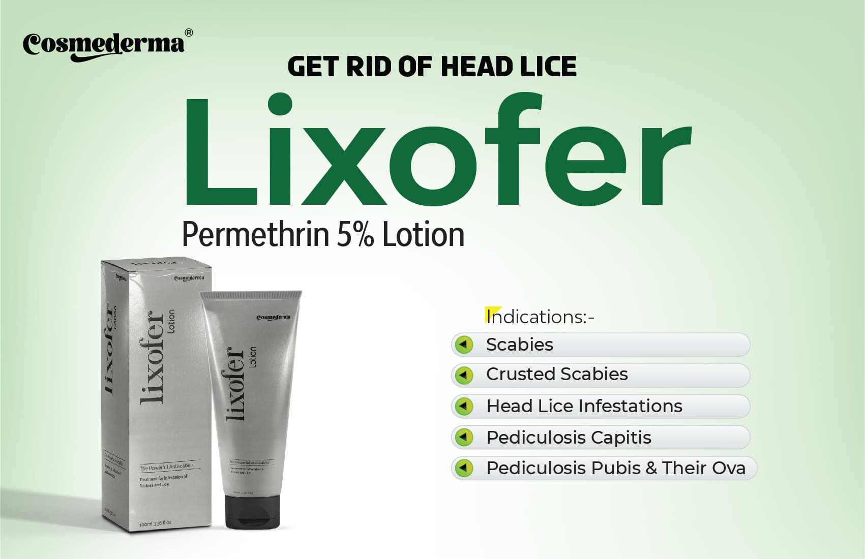 Lixofer lotion 1 Top 10 Permethrin Creams in India