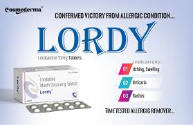 Lordy Loratadine tablet brand in India